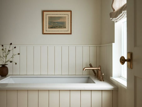 English cottage bathroom renovation