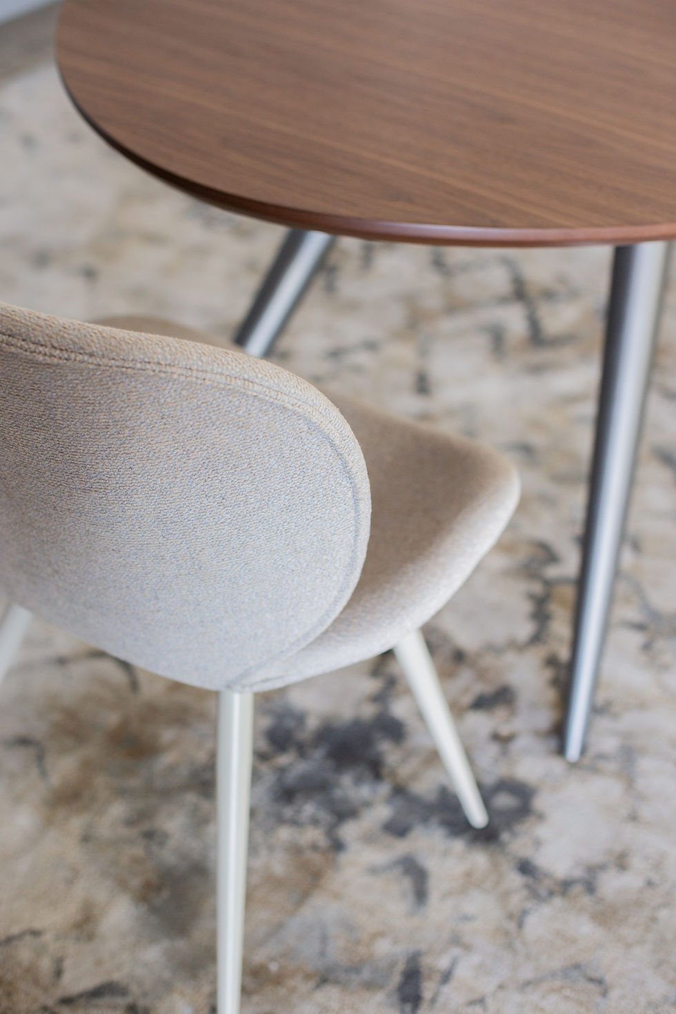 Miniatura: Silla Marie bouclé cashmere/cashmere