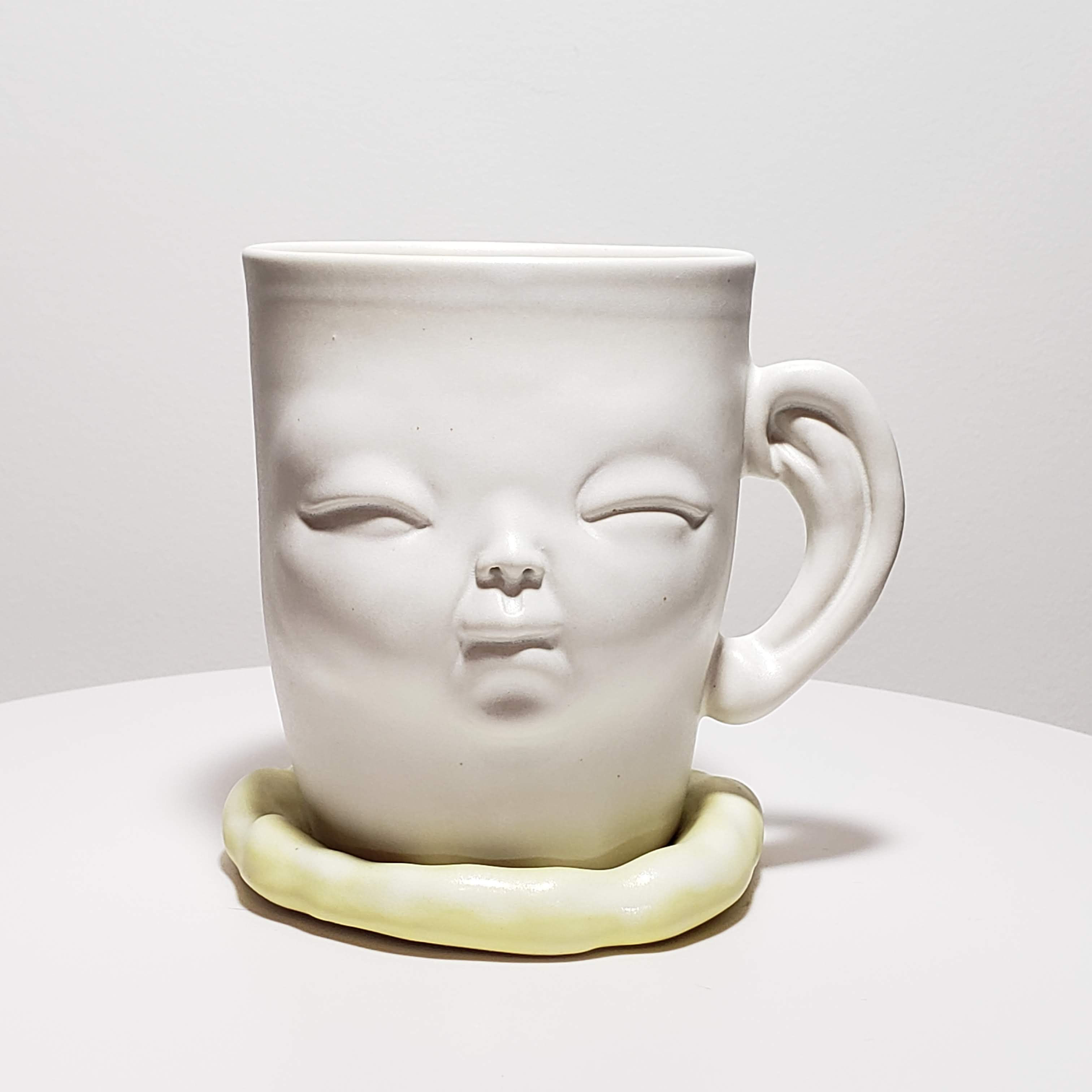 Lemon yellow mug-4