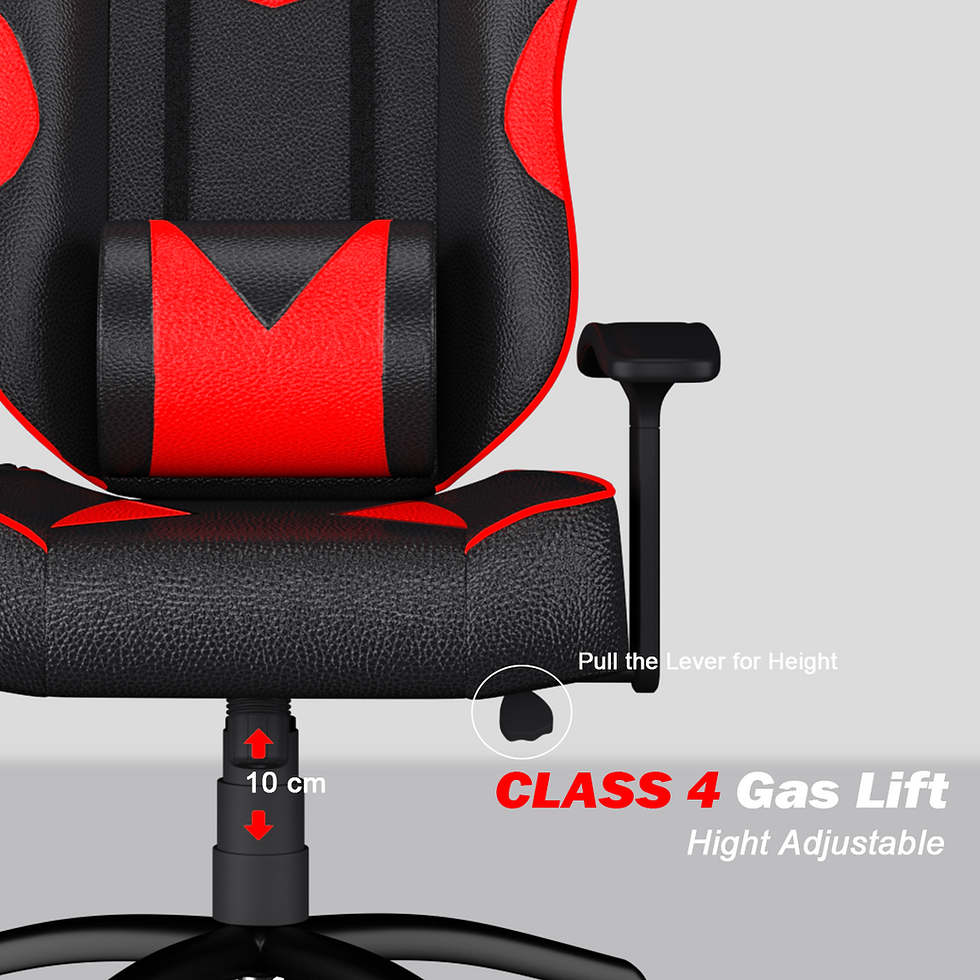 Thumbnail: ASE GAMING Infinity Series Ergonomic Gaming Chair Red