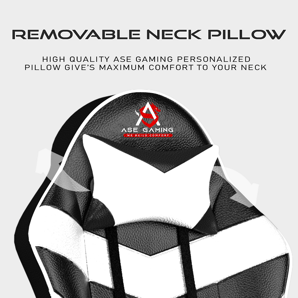 Thumbnail: ASE GAMING Infinity Series Ergonomic Gaming Chair White