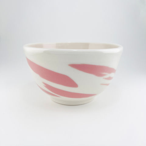Pink Marbled Bowl