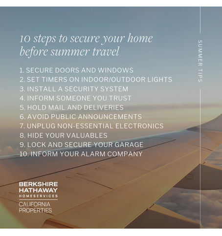 Secure Your Home Before Traveling!