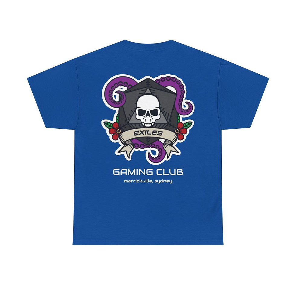 Thumbnail: Exiles Gaming Club Heavy Cotton Tee - Dice