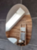mirror in bathroom in newcastle 