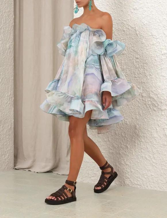 Thumbnail: Illuminate Flounce Mini Dress