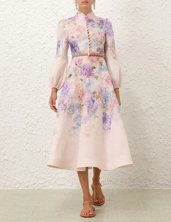 Thumbnail: Dawning Buttoned Midi Dress