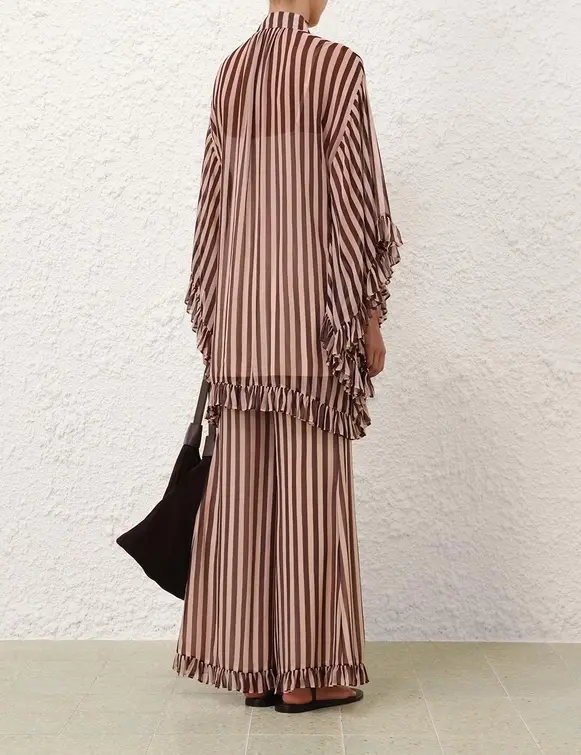 Thumbnail: Balance Ruffle Tunic & Flare Pant Set