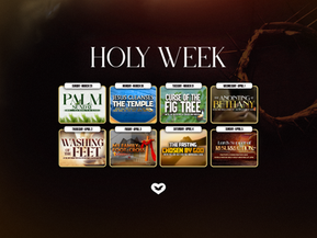 THE HOLY WEEK