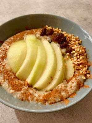 Havermoutpap met peer