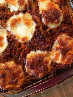 Low fat lasagne bolognese