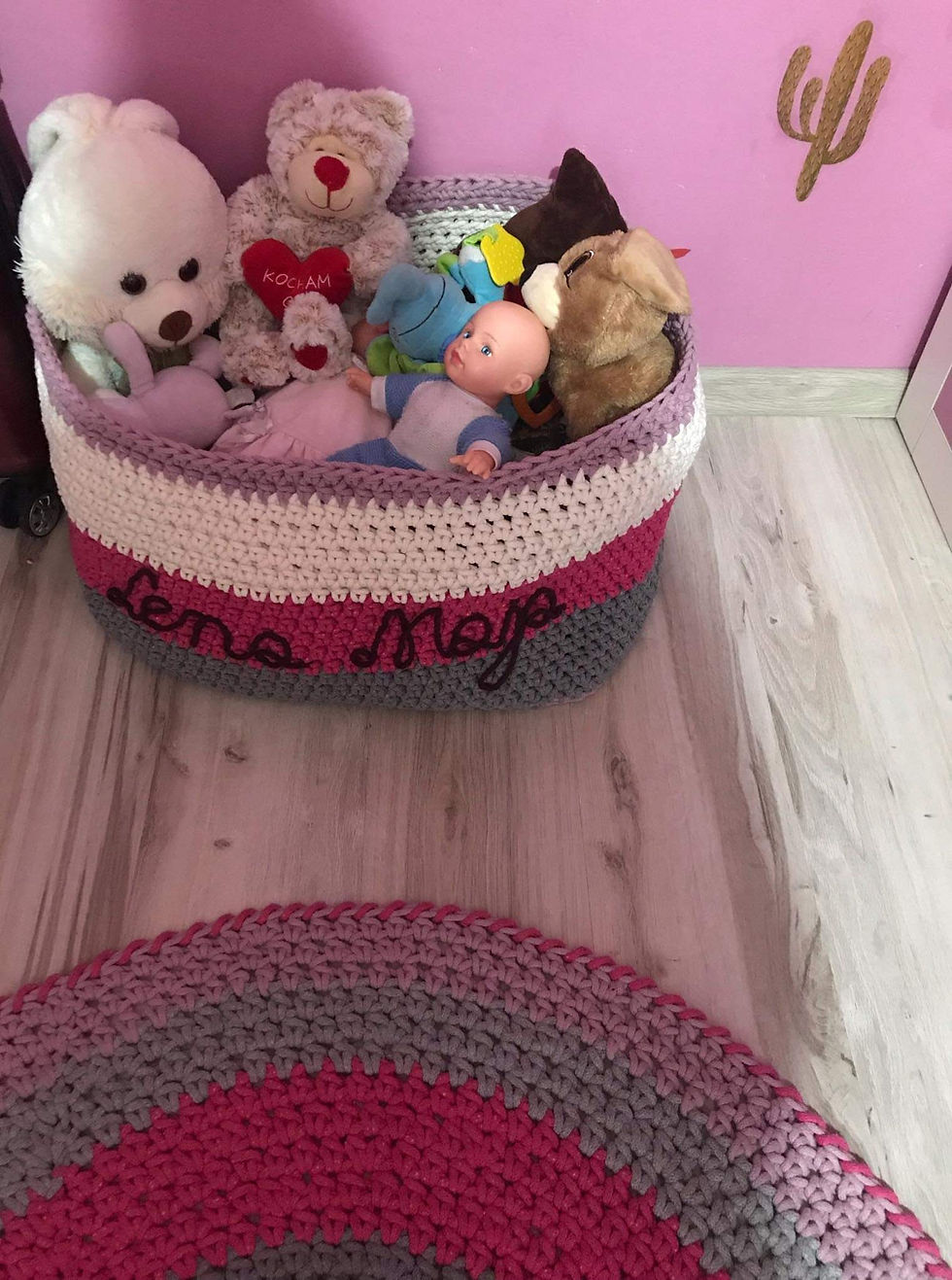 Miniatura: Kosz na zabawki