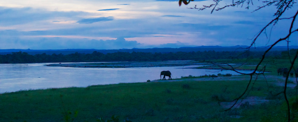 Sunset over the Luangwa
