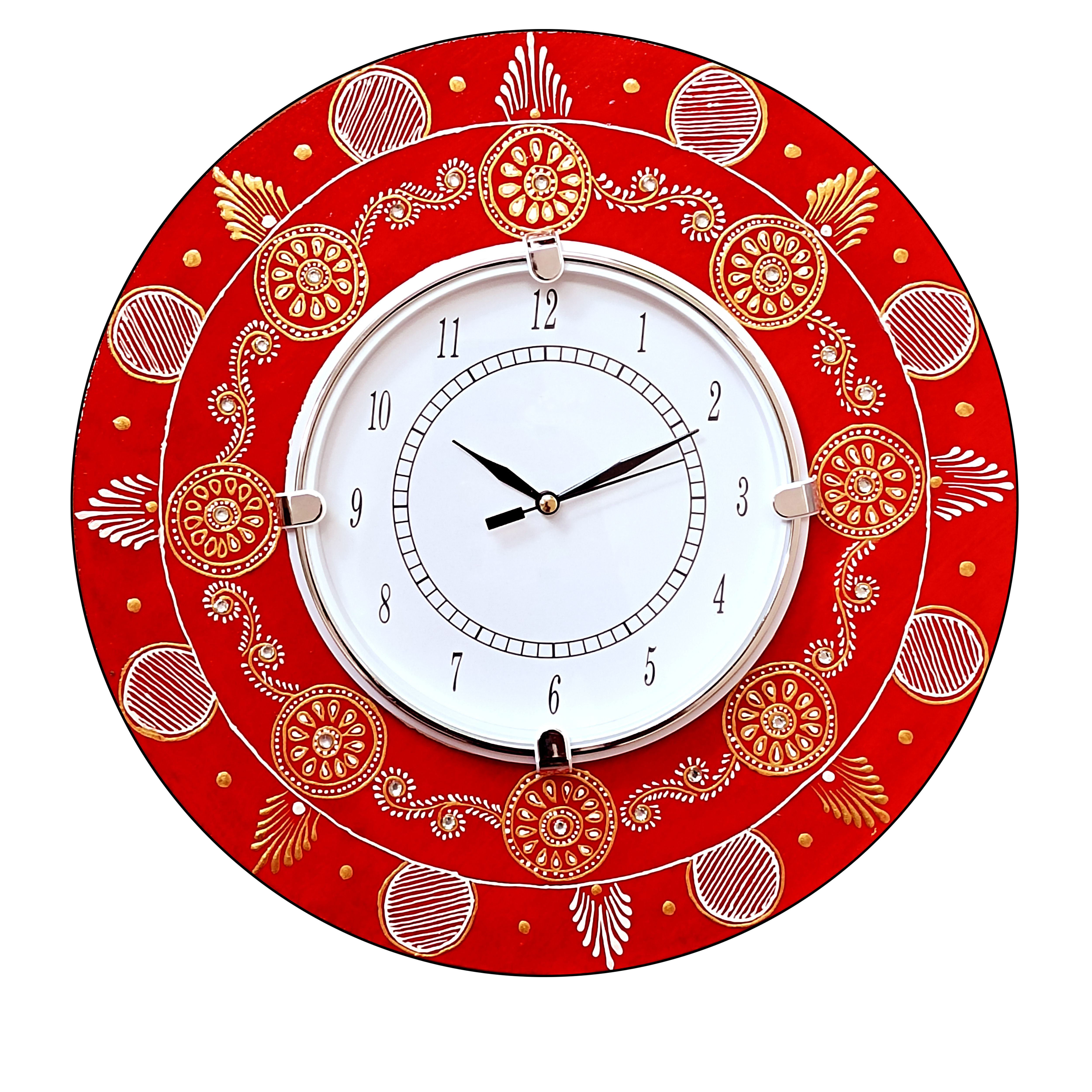 Wood Round Wall Clock Designer Stylish Wall Clock For Home