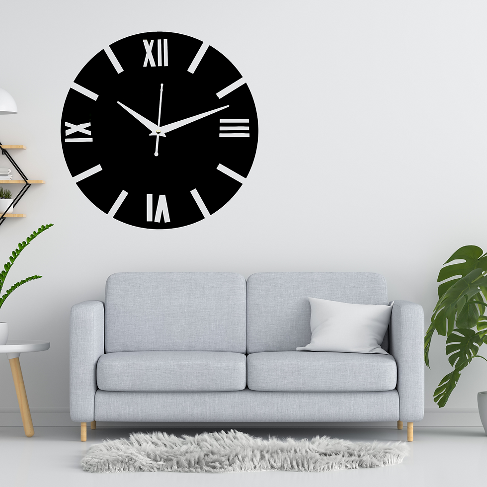 Thumbnail: Wall Clock for Home décor Living Room Hall Office Bedroom Shop and Gifting