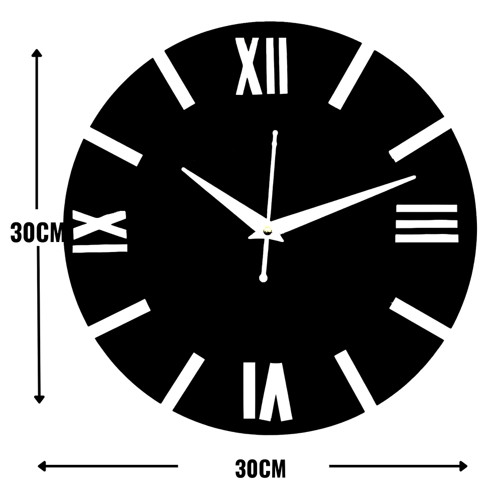Thumbnail: Wall Clock for Home décor Living Room Hall Office Bedroom Shop and Gifting