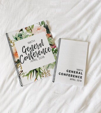 FREE LDS General Conference Notebook Printable