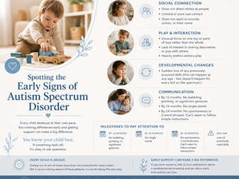Spotting the Early Signs of Autism Spectrum Disorder