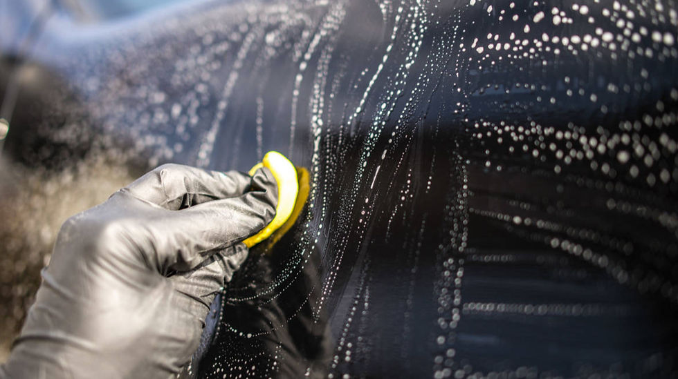 clay bar treatment on car paint