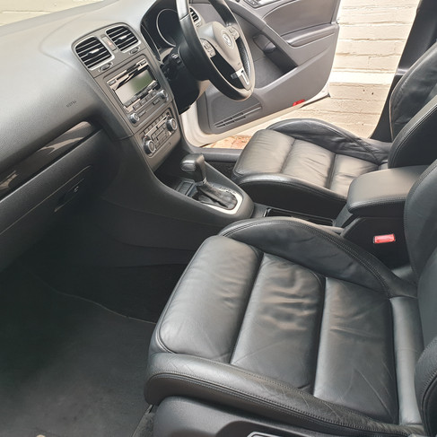 SUV interior upholstery mould after treatment