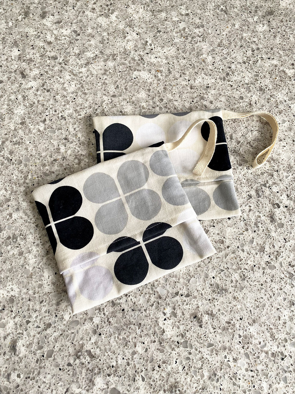 Thumbnail: pochette savon en lin / linen soap bag