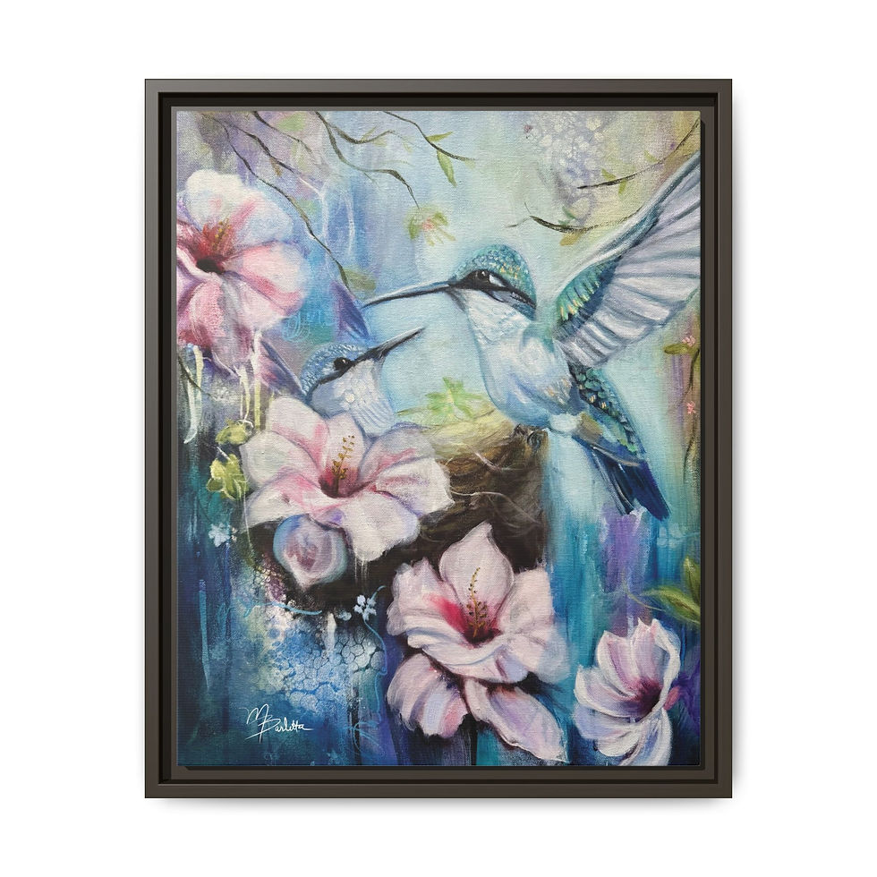 Thumbnail: Framed Canvas Print  "Heart and Soul"