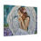 Thumbnail: Canvas Print of " Safe Within My Wings" Angel and Bird Painting