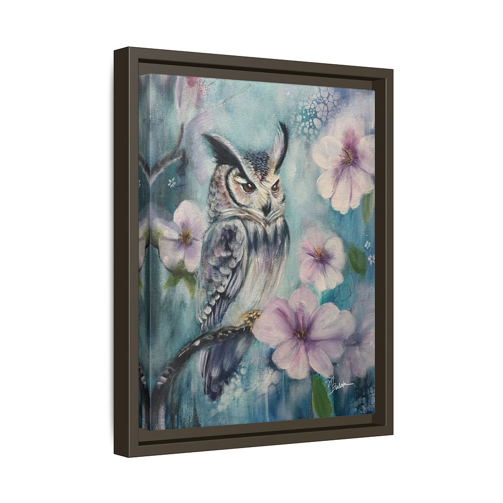 Thumbnail: Framed Canvas Print "The Guardian"