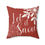 Thumbnail: Winter Holiday Faux Suede Square Pillow - "Let It Snow"