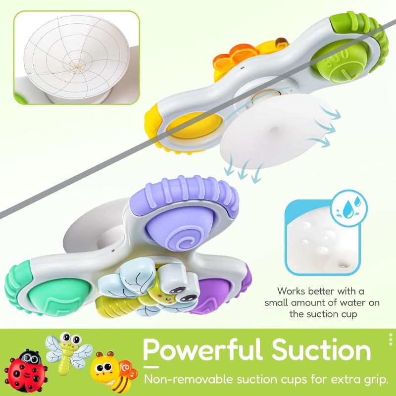Thumbnail: Baby Spinner Suction Toy Set.