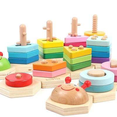 Thumbnail: Caterpillar Stacking Blocks for Shape and Color Learning