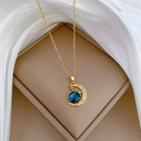 Thumbnail: Light Luxury Titanium Necklace