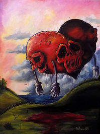 Bleeding Hearts-Oil Painting on canvas-24in by 18in-2016.jpg