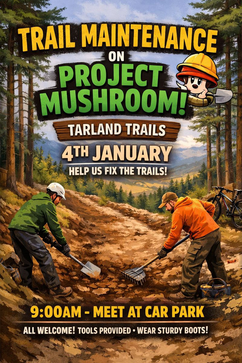 Start of the year right - Trail Maintenance Project Mushroom