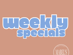 Weekly Specials