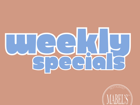Weekly Specials