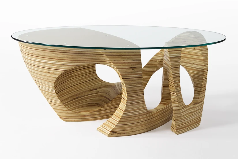 Thumbnail: Bow Wave coffee table