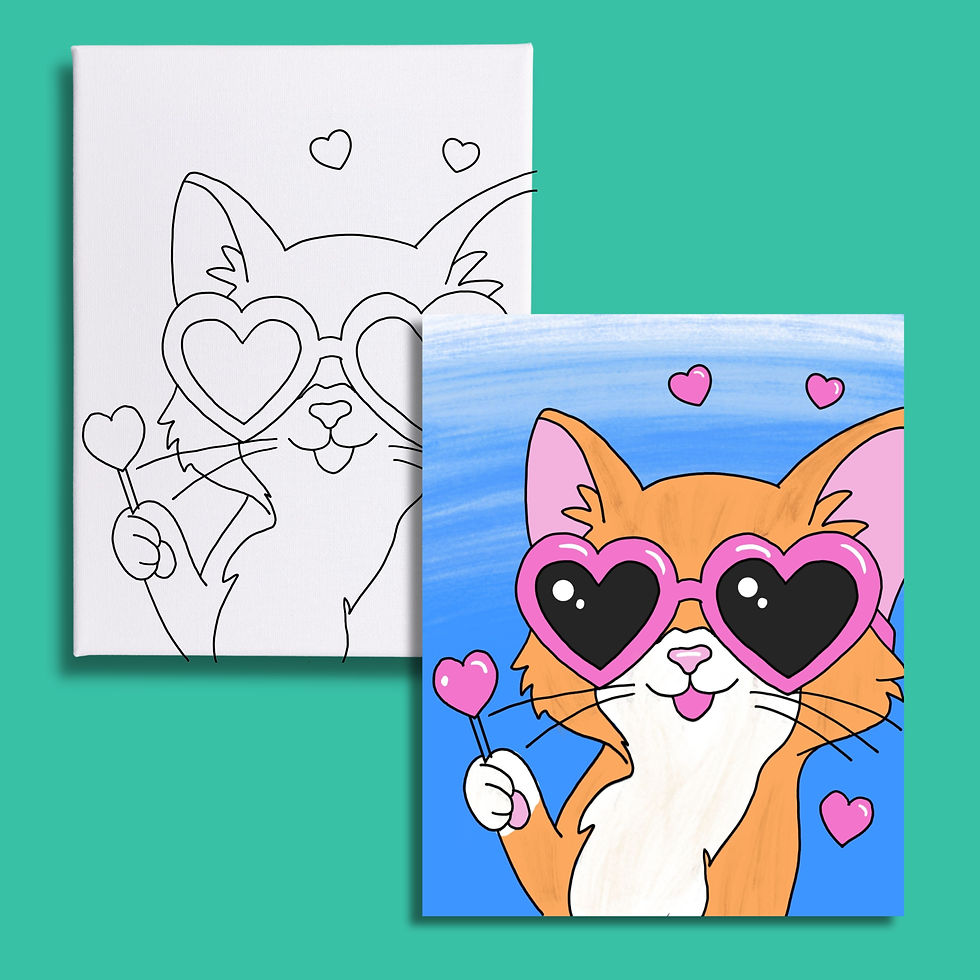 Thumbnail: Valentine Animals Paint Kits