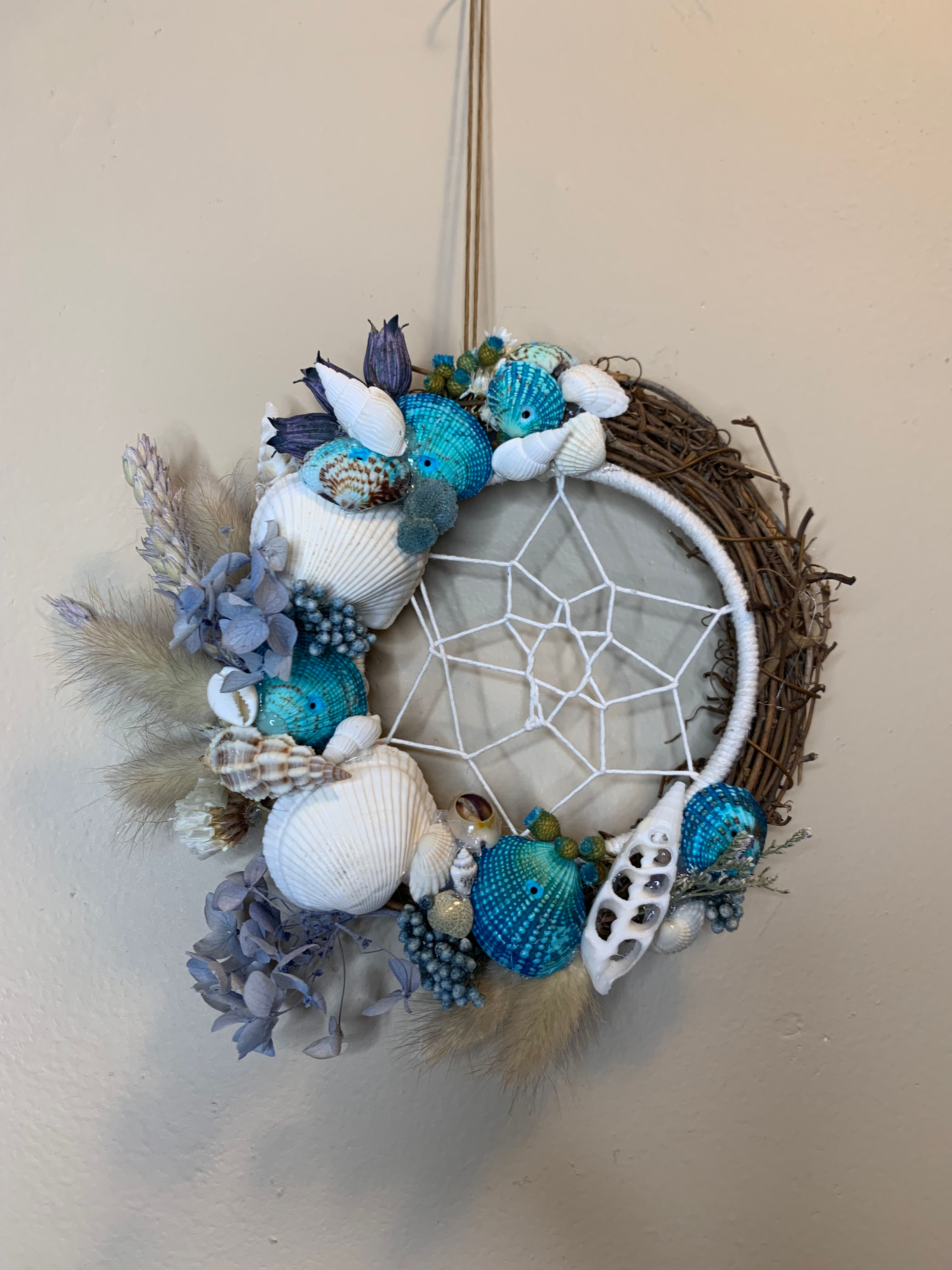 Ocean Breeze Grapevine Wreath