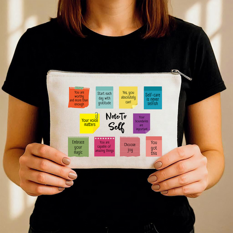 Note to Self, pouches, self love