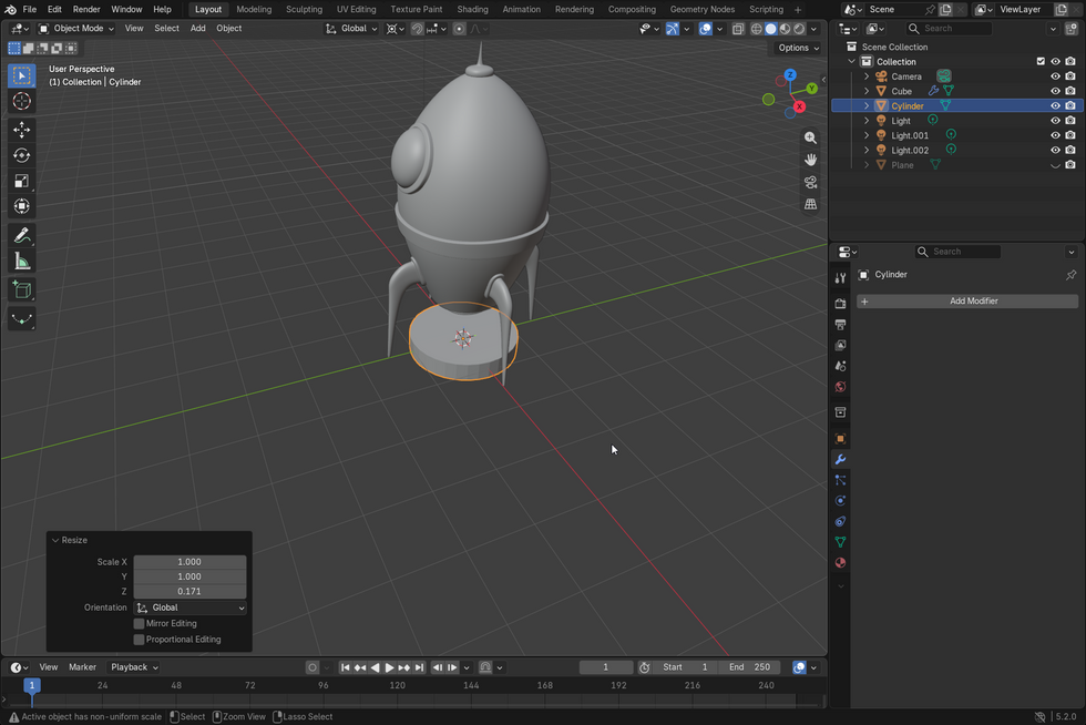 Space Rocket Lift-Off Animation Progress1