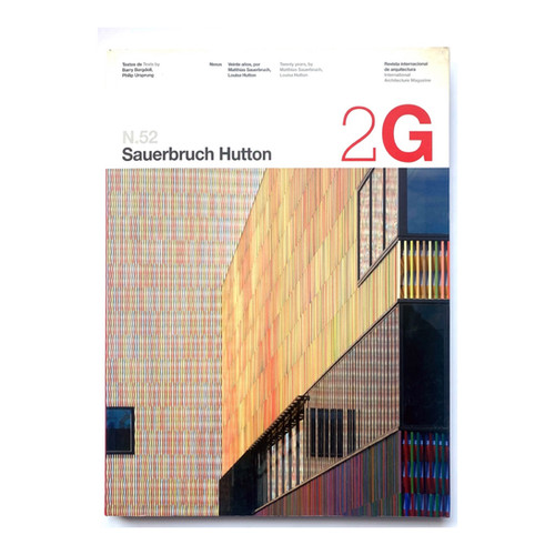 洋書 Sauerbruch Hutton (2G Books) 2G NUM. 52 SAUERBRUCH HUTTON | Fernando: Libros Arq