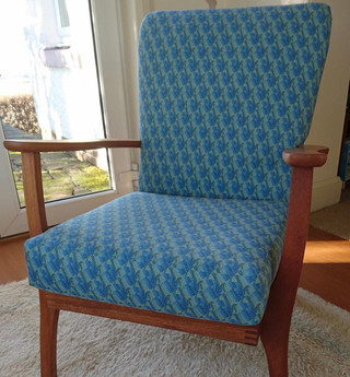 Mid century fireside chair