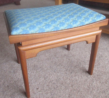1970s floating dressing table stool