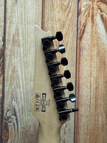 Ibanez RG7421 - Pearl Black Fade Metallic 7-String Guitar