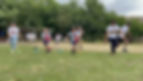 Kids playing soccer through iACT program