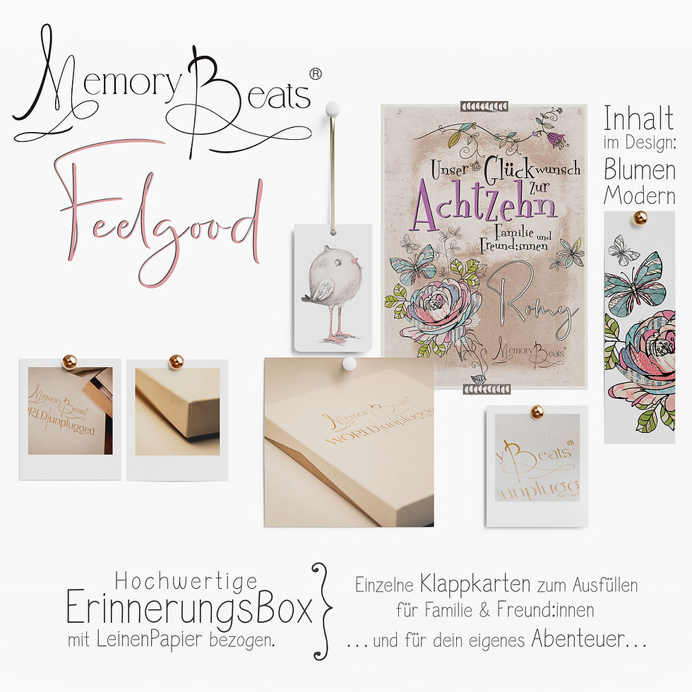 Miniaturbild: Geschenkbox - Happy Birthday - personalisiert