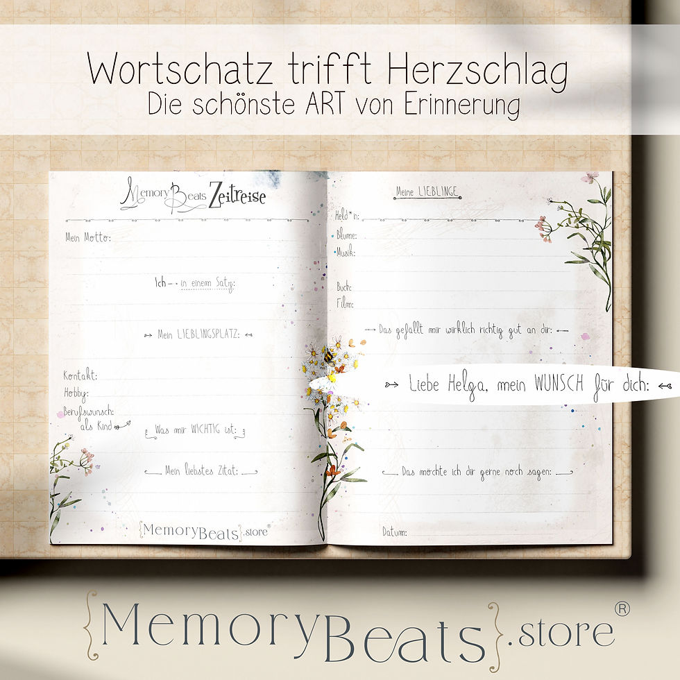 Miniaturbild: Geschenkbox - Gute Wünsche für den Ruhestand - Wildblumen