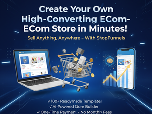 ## 🚀 Build Your High-Converting Online Store with ShopFunnels — Sell Anything, Anywhere!