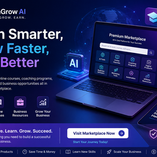 # LearnGrow AI – The All-in-One Marketplace to Learn Smarter, Grow Faster & Earn Better